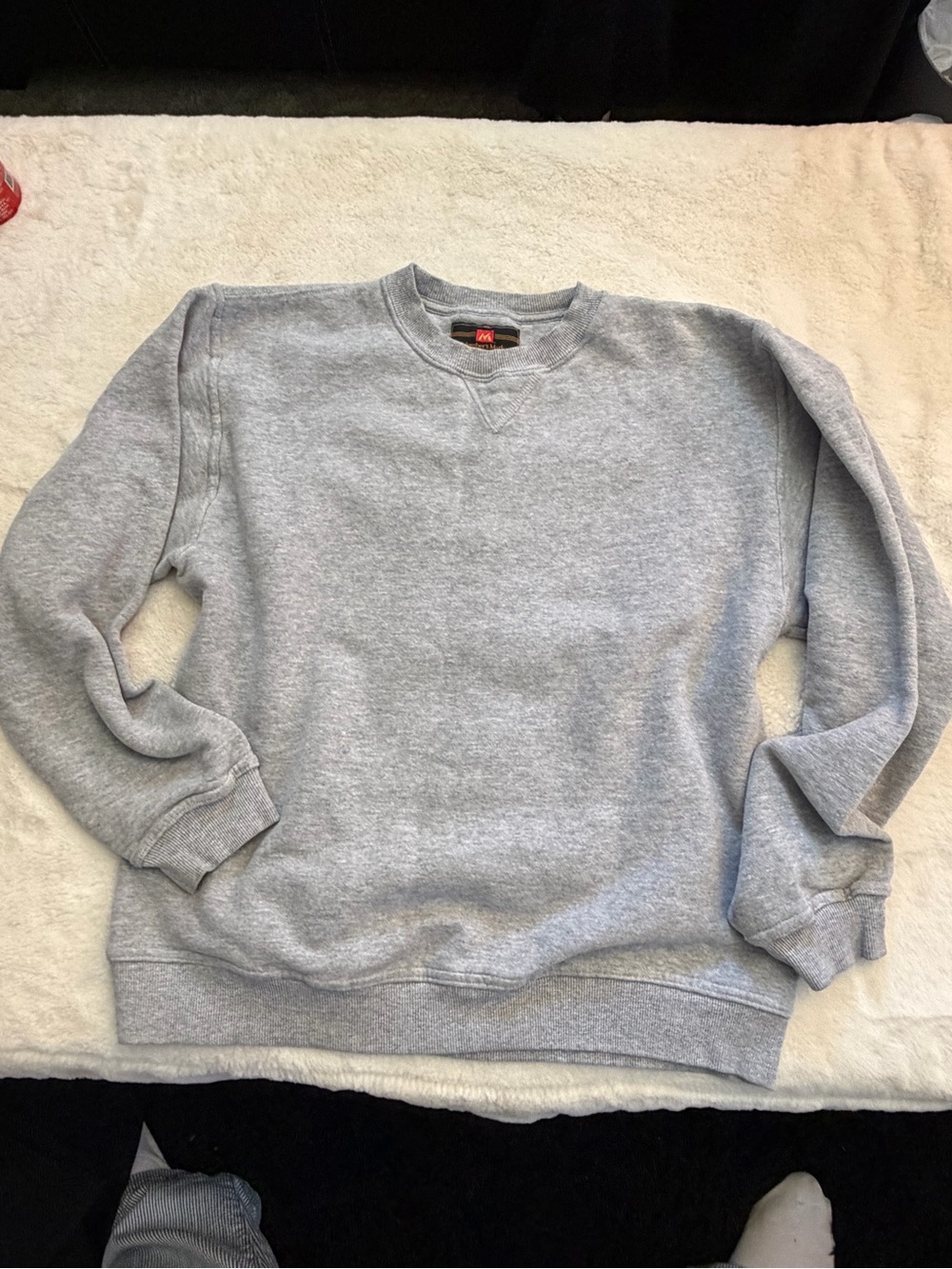 Classic Men's Crewneck Sweatshirt - Light Gray